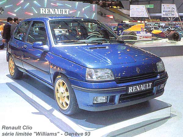 Renault Clio Williams Le site r f rence